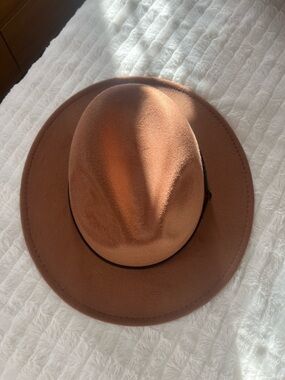 Women’s Brown Belt Fedora Hat